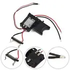 With Small Light Trigger Switch Black Replacement 16A Push Button Durable