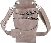 Hairdressing Pouch Bag Multi Functional Electric Clipper Pet Hair Salon Scissors Waist Bag for Hairdressers(Color 2)