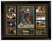 Back To The Future Michael J. Fox Signed Framed Memorabilia