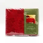 Winter Jubilee Red Martha Stewart Tablecloth Round 70" Christmas 2005 KMart NEW!