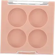 DECOMELODY Refillable Eyeshadow Palette with Transparent Lid Compact Compartment Makeup Storage Case for Women and Girls for Eyeshadow Blush and Highlighter Organization