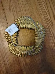 Pier 1 Trivet Leaf Gold Color-Brand New-SHIPS N 24 HOURS