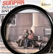 55mm Sunpak UV (0) Coated Filter.Made in Japan. NEW !
