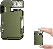G5 EDC Flashlight, 3 Modes 400 Lumens Flashlight Rechargeable, Mini Keychain Flashlights with RGB for Outdoor Emergency, Ip68 Waterproof (1PCS Green)