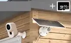 Outdoor Wireless Solar Wifi Camera 3MP 2K HD Surveillance Camera Anti-theft 64GB