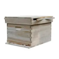 在飛比找樂天市場購物網優惠-中蜂蜂箱全套蜜蜂箱十框煮蠟養蜂箱杉木烘幹蜂巢箱養蜂用品工具