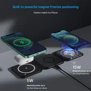 Wireless Charger Dock Charging Station 3 in 1 for Apple Watch Iphone 13 14 15 16