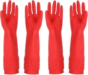 Guantes de limpieza de goma Guante para lavar platos de cocina 2 pares
