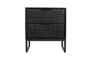 Matt Blatt Oban Bedside Table (Black)