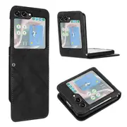For Samsung Galaxy Z Flip5 5g Pu Leather+pc Shell Pattern Imprinted Protective Phone Case