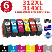 6X Compatible 312XL 314XL 312 314 XL Ink Cartridge For Epson Expression XP 15000