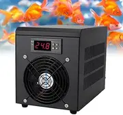 60L Fish Tank Cooler Heater, Aquarium Digital Fish Tank Water Cooling Machine Thermostat, Aquarium Water Chiller, with Water Pump and Pipe, Adjustable Temperature, for Home Fish Tanks, Shrimp, Coral