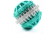 Yours Droolly Fresheeze Mint Rotating Dental Dogs Ball Medium 7.5Cm Dia
