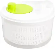 Salad Spinner - Multifunctional, Clear and Green | Fruit and Vegetable Dryer Spinner, Efficient Salad Washer, Manual Drying Turntable for Cleaning Lettuce, Fruits, and Vegetables in The Kitchen