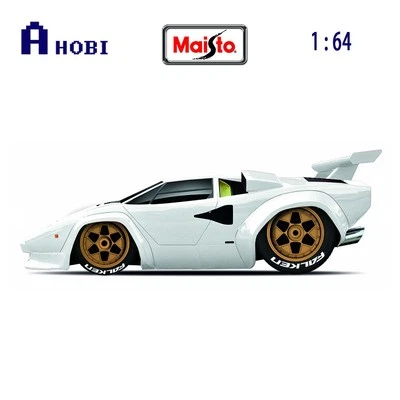 Maisto 1:64 Scale Muscle Machines Lamborghini Countach Diecast Car Model White