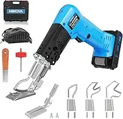 MINOVA Cordless Air Cooling Pro Electric Hot Knife Kit, 3 Blades 1 Presser Foot Fabric Cutter & Rope Cutting Tool with Heavy-Duty Case & Battery 2.0Ah 18V