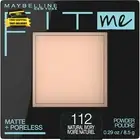 Fit Me Matte + Poreless Pressed Face Powder Makeup & Setting Powder, Natural Ivo