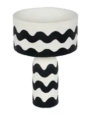 TOV Furniture Tropea Waves Papier Mache Table Lamp