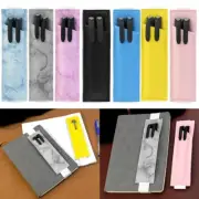2Pcs PU Leather Pen Holder with Adjustable Elastic Band for Hardcover Notebook