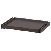 KOMPLEMENT pull-out tray, dark grey, 50x35 cm
