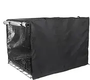 Kennel Cover for Dog Cage, Pet Kennel Sunshade, 42 Inches Heavy Duty Oxford Fabric Puppy Crate Sunshade for Privacy Protection