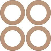 4pcs Car Speaker Spacer Rings 5.3 Inch Wood Speaker Rings Wooden Speaker Spacer Rings Car Audio Universal Speaker Spacer Rings for Cars Boats Trucks