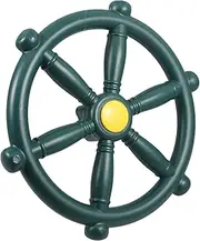 Pirate Steering Wheel Outdoor Playset Toy Gym Steering Wheel Backyard Steering Wheel Pirate Boat Ships Wheel Steering Wheel for Replacement Outdoor Swing Plate Swing Accessory WESIEVYA