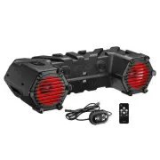 BOSS AUDIO ATV 8” MARINE SPEAKERS w/ 1.5” TWEETERS, RGB LIGHTING & LED LIGHT BAR