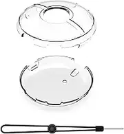 2023 Clear Case for GO Plus+, With Premium Hand Strap Sweat-proof Protective PC Case Accessories