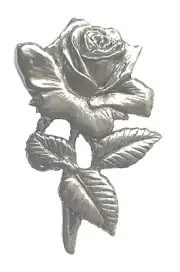 Political Party Labour Rose Hand Made in the UK Pewter Lapel Pin Badge