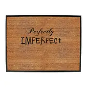 Perfectly Imperfect - Funny Novelty Doormat Man Cave Floor mat