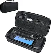 Carrying Case for Steam Deck/ROG Ally - Hardshell Protective Case with High Storage Capacity for Steam Deck Console & Various Accessories [Classic Black]