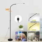 LED Floor Standing Lamp 360° Adjustable Reading Warm Light Bedroom Living AU