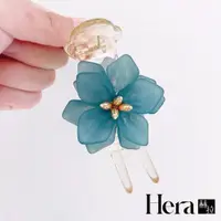 在飛比找ETMall東森購物網優惠-【Hera 赫拉】 優雅山茶花透明香蕉夾 L11108090