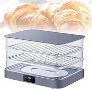 Electric Bread Dough Proofer Box, 40L Desktop Smart Bread Fermentation Machine, Adjustable Temperature and Timing, for Making Bread, Yogurt, Natto