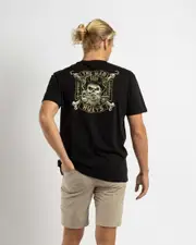 [The Mad Hueys] The Mad Hueys Men's Captain Cooked T-Shirt in Black Size Large L Black
