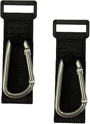 Toddmomy 2Pcs Stroller Hanger Carabiner Clips Durable Hanging Hooks for Shopping Bags Multipurpose Stroller Accessories for Diaper Bags and