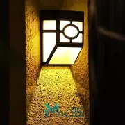 Solar Luces De Calle luz de pared 2 LED Exterior Patio Jardin Luces de cubierta