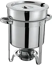 MYCENSE Soup Chafer Stainless Steel Soup Warmer Catering Food Warmer Soup Pot for Dining, 7L