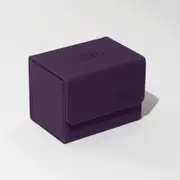 Ultimate Guard Sidewinder 80+ Xenoskin Monocolor Purple Deck Box