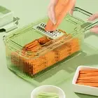 6IN1 A Food Slicer Fruit Cutter Dicer Nicer Container Chopper Peeler Vegetable