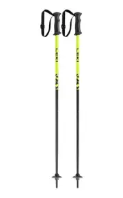 Rowdy Rider Kids All Mountain Ski Poles 90cm Lightweight Aluminum Black Yellow