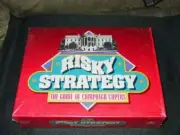 Jim Bear Enterprises 1991 : RISKY STRATEGY - Game of Campaign Capers (New)