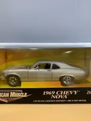 1/18 1969 CHEVY NOVA ERTL LIMITED EDITION