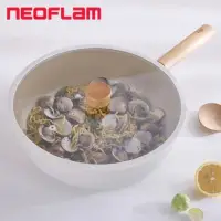 在飛比找momo購物網優惠-【NEOFLAM】FIKA 陶瓷塗層鍋具 30CM 炒鍋(不