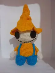 Scarecrow crochet handmade amigurumi voodoo doll wicca doll halloween