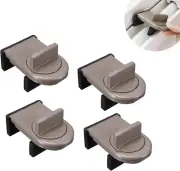 4 Pack Adjustable Sliding Window Security Lock, Adjustable Sliding Door, Chil...