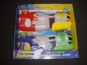 Nerf Style Super Soaker Helix Water Pistol Toy Gun Blasters 2 Pack 2009