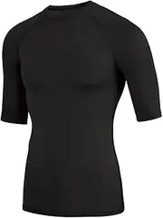 [Augusta Sportswear] Augusta 2606 Hyperform Compression Half Sleeve Shirt Black XL