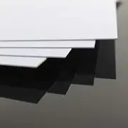 ABS1710 10pcs 1mm Thickness 170mm x 250mm White Polystyrene Sheets 9.84'' x 6.69'' ABS Styrene Sheets for Model Train Layout (1mm-10pcs)